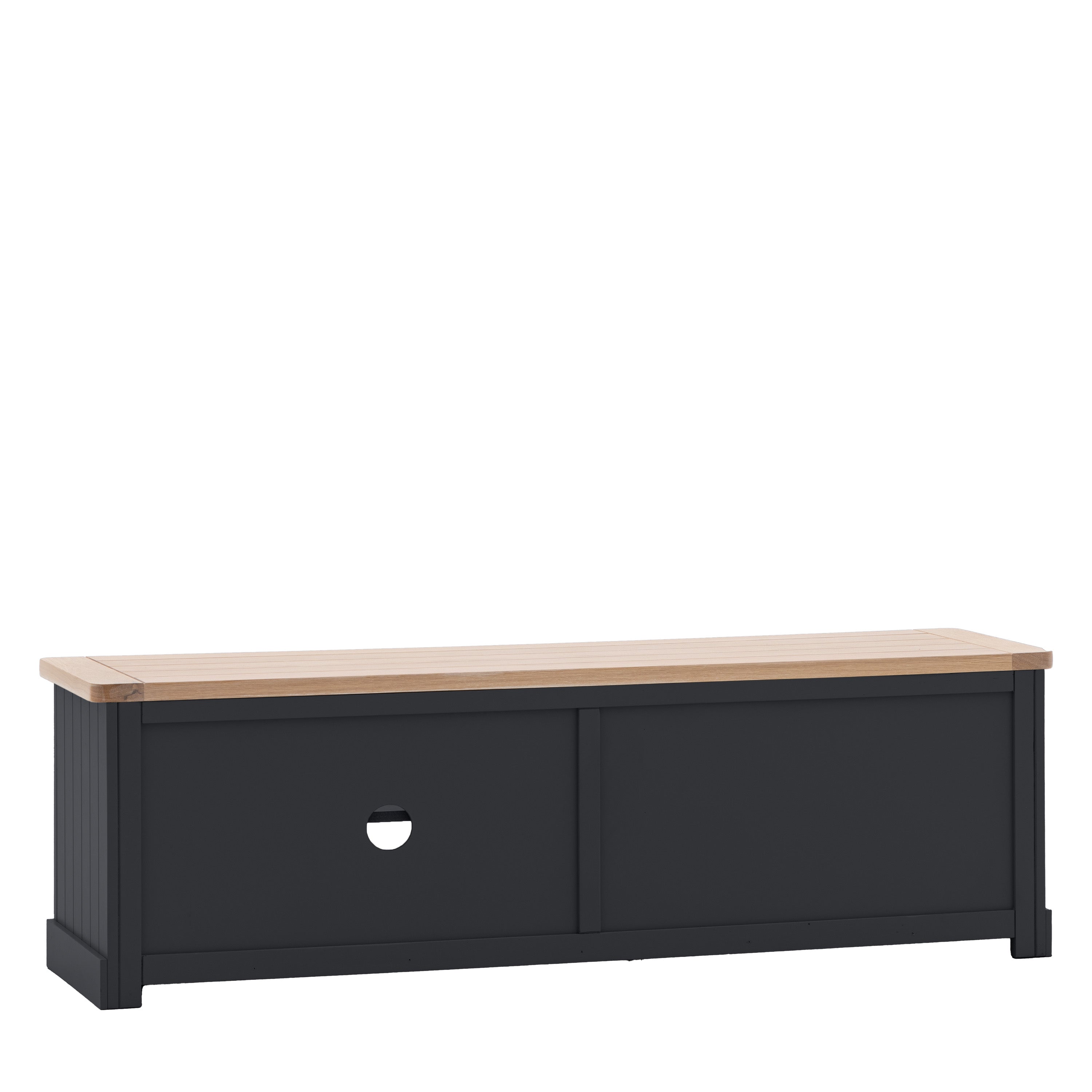 Radley Natural & Black Oak Wood TV Unit